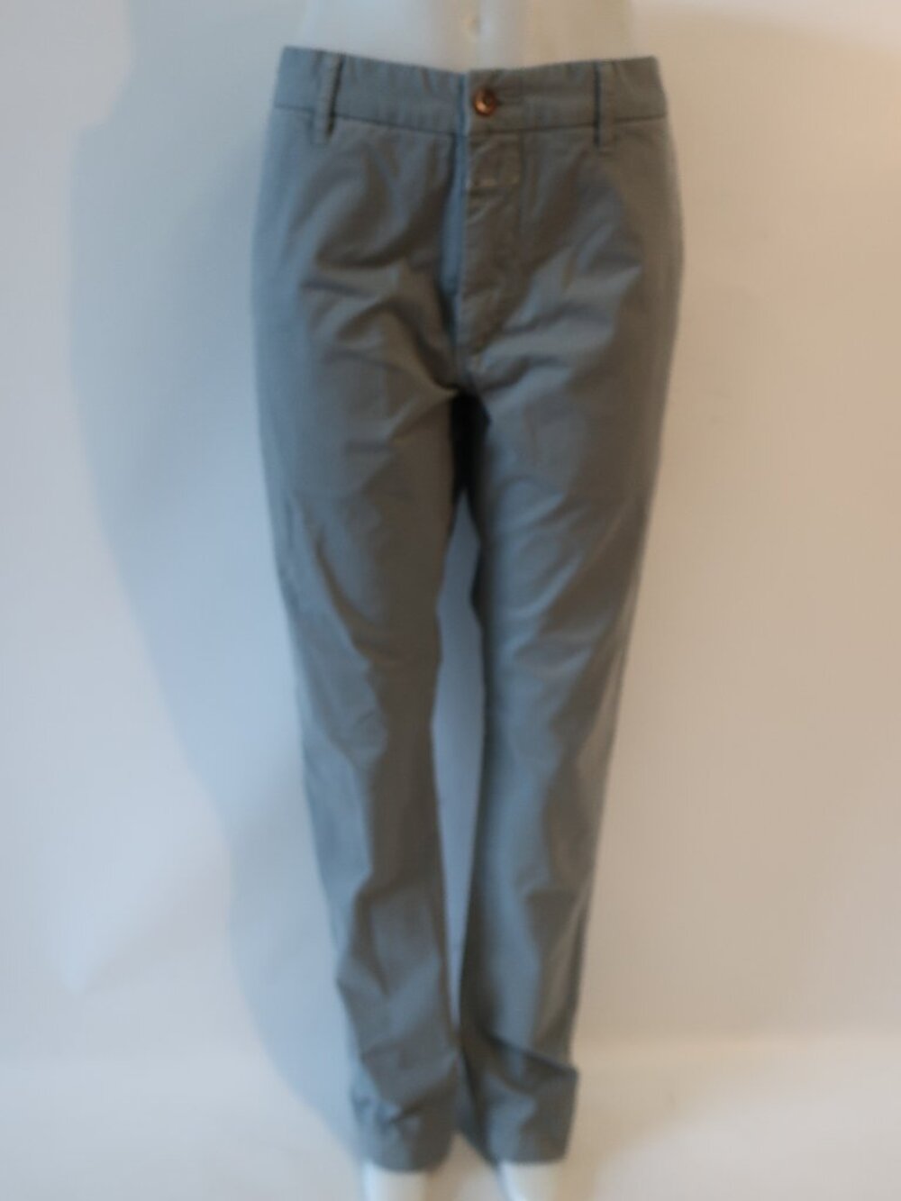 Mens Closed Sage Green (Item-70) Cotton Blend Flat Front Chino Pants 34
